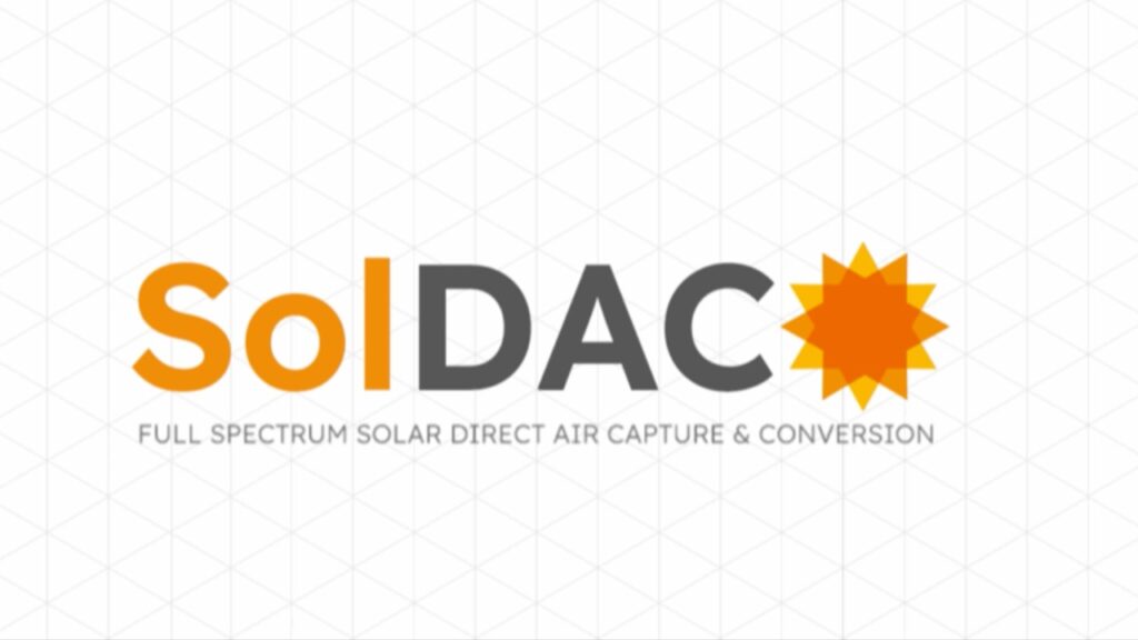 SolDAC: El futuro de la química neutra en carbono gracias a la captura directa de aire con energía solar